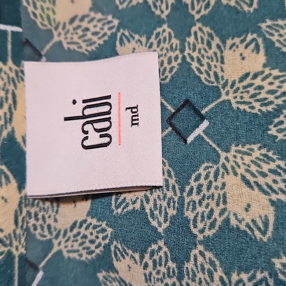 Cabi Jade Green Leaf Top - Picture 6 of 7